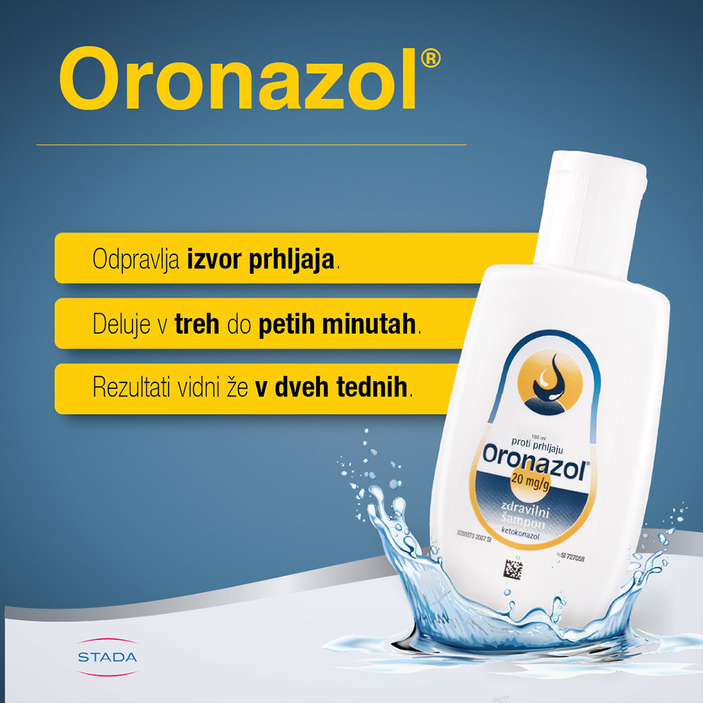 Oronazol 20 mg/g, zdravilni šampon (100 ml)