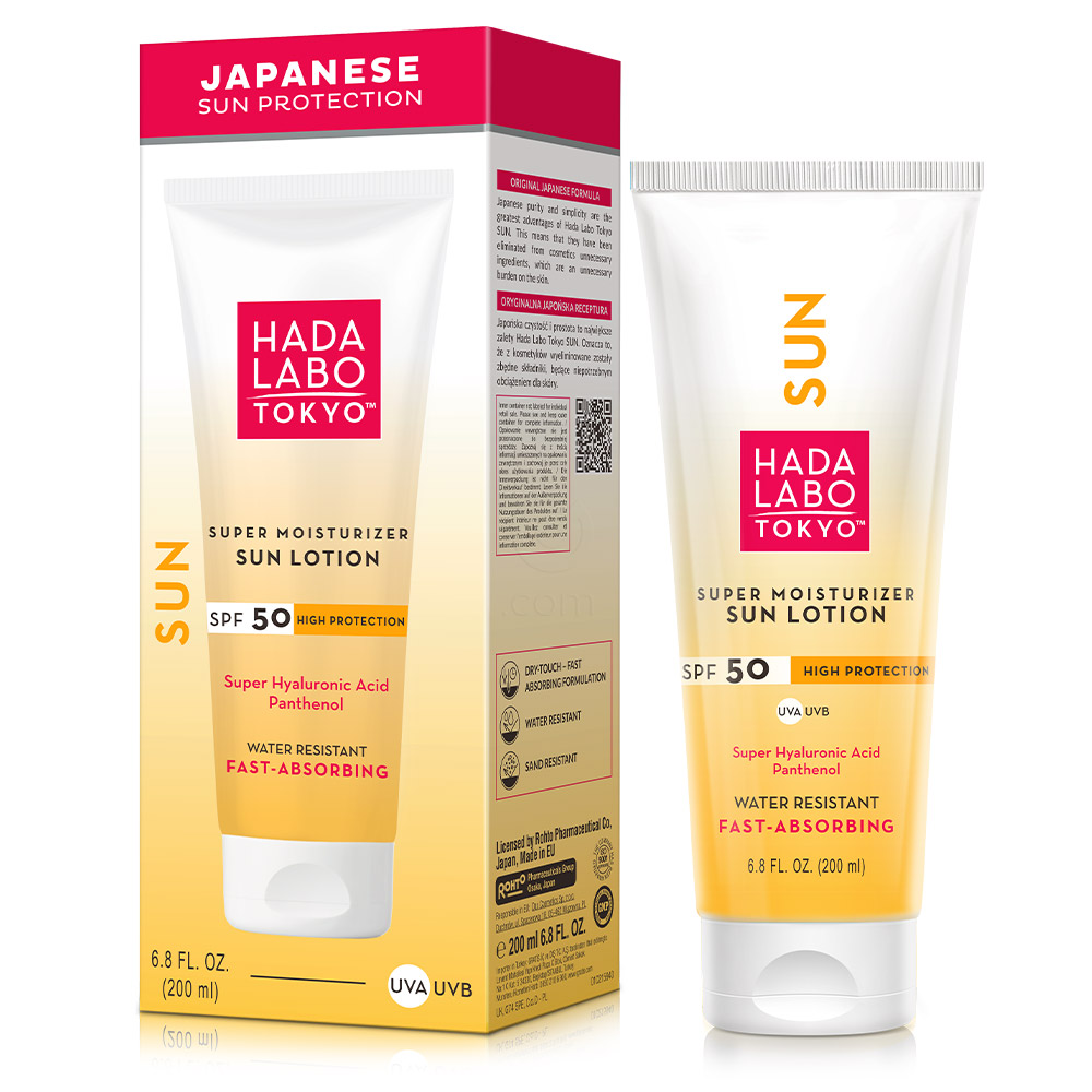 Hada Labo Tokyo, losjon za zaščito pred soncem za telo - ZF50 (200 ml)