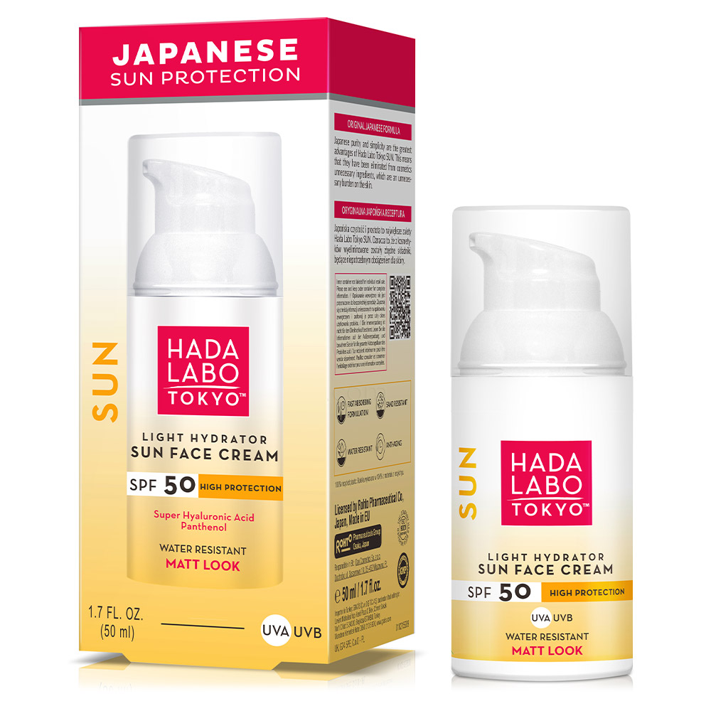 Hada Labo Tokyo, krema za zaščito pred soncem za obraz - ZF50 (50 ml)