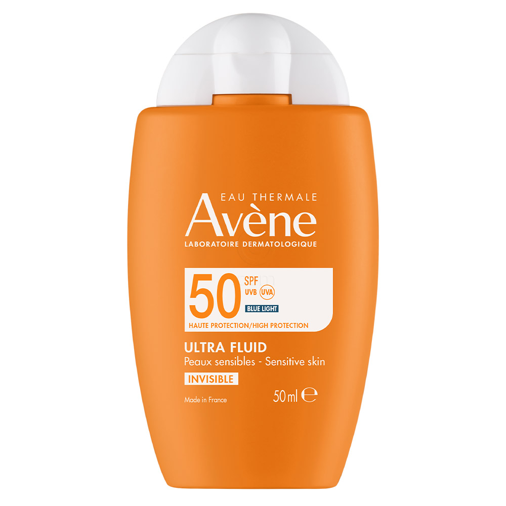 Avene Sun, ultra fluid z visoko zaščito pred soncem za obraz - ZF 50 (50 ml)