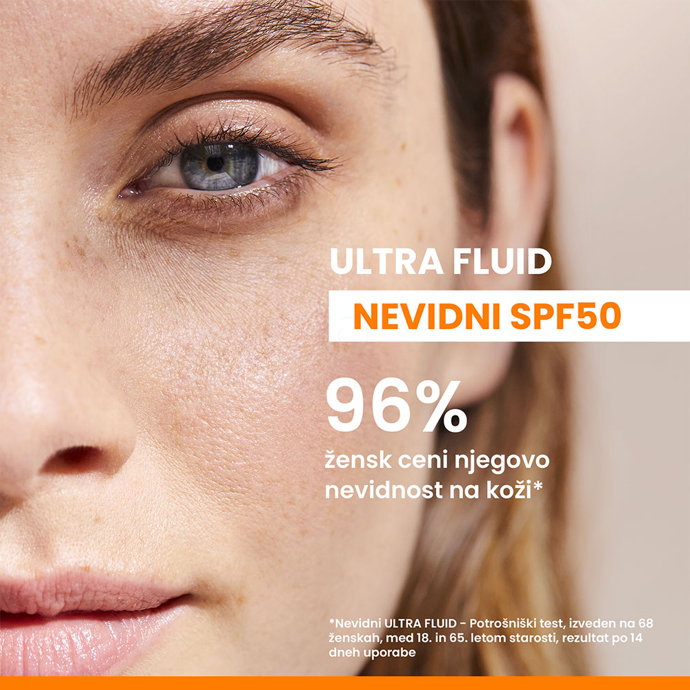 Avene Sun, ultra fluid z visoko zaščito pred soncem za obraz - ZF50 (50 ml)