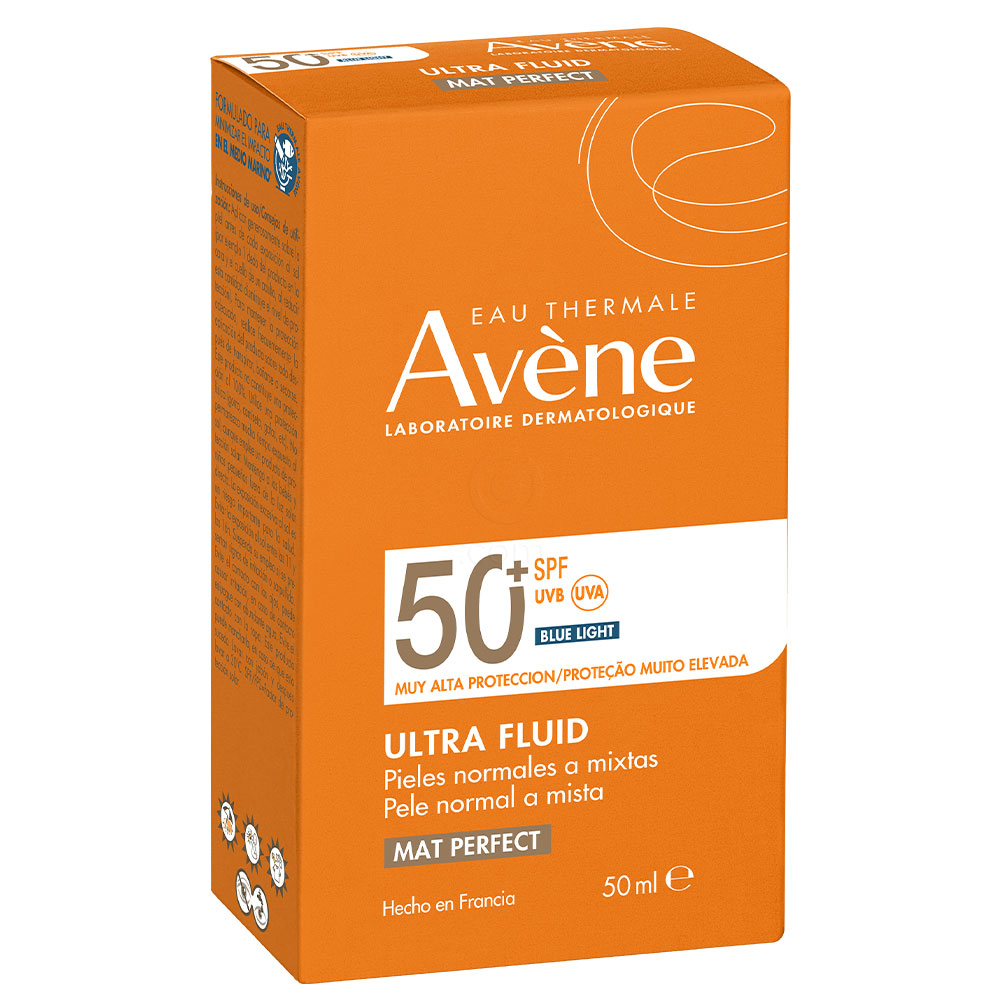 Avene Sun, obarvani ultra fluid za zaščito pred soncem za obraz - ZF 50 + (50 ml)