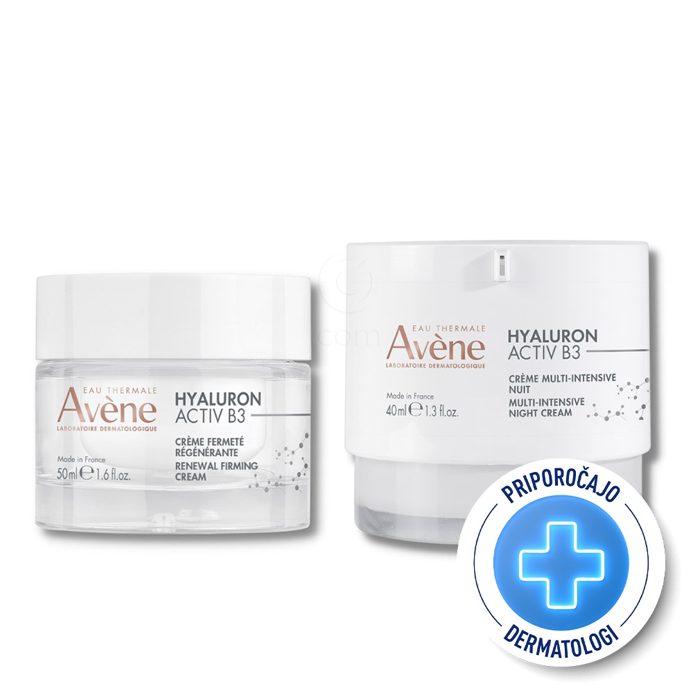 Avene Hyaluron Activ B3, anti-age rutina (50 ml + 40 ml) 
