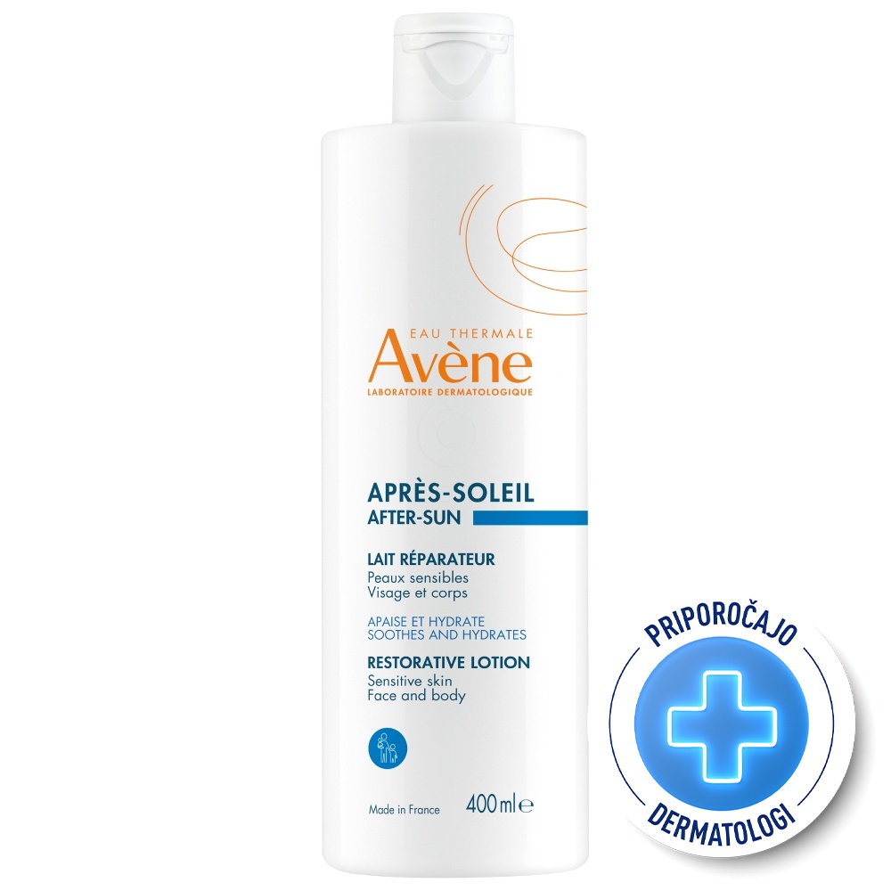 Avene Sun After Sun, obnavljajujoči kremasti losjon po sončenju (400 ml)