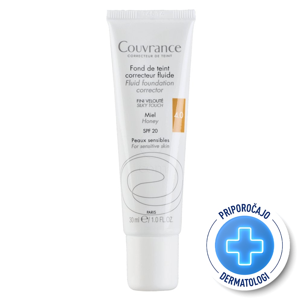 Avene Couvrance  tekoči puder - 04 miel (30 g)