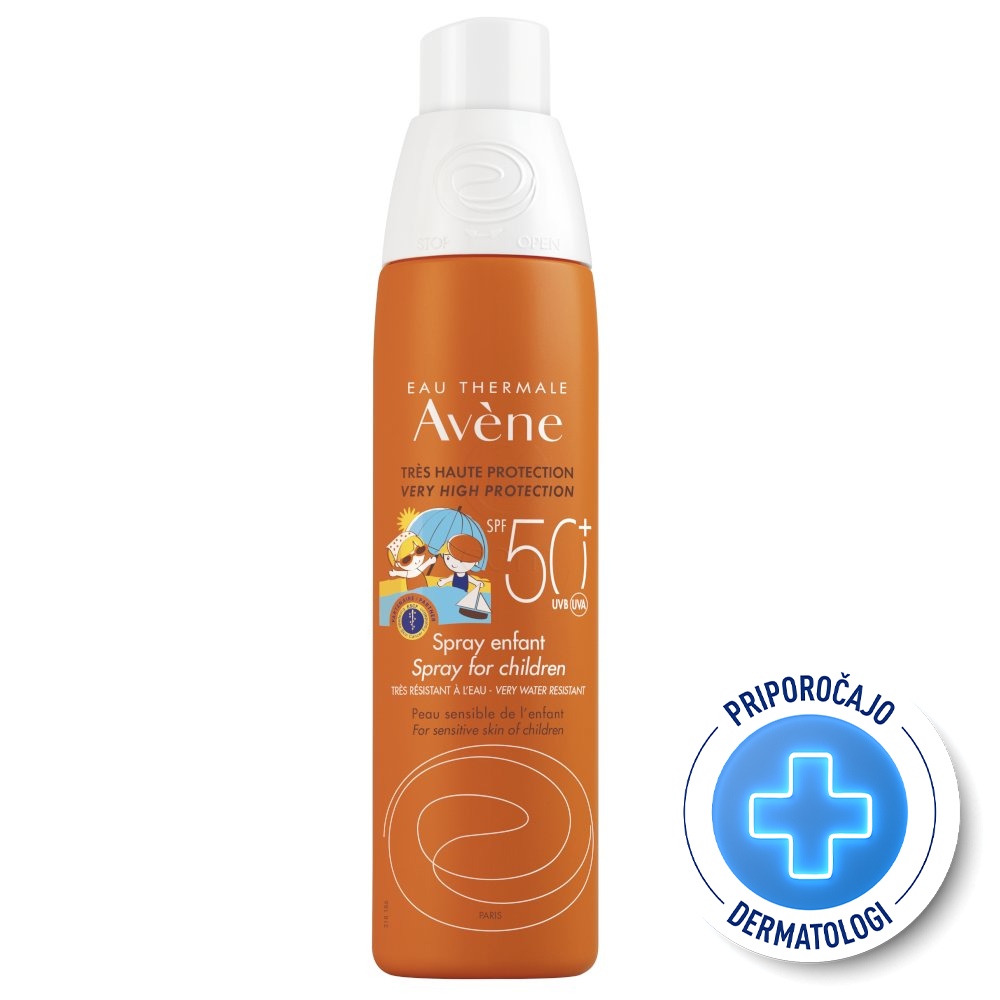 Eau Thermale Avene Sun Otroško pršilo z visoko zaščito pred soncem - ZF50+ (200 ml)