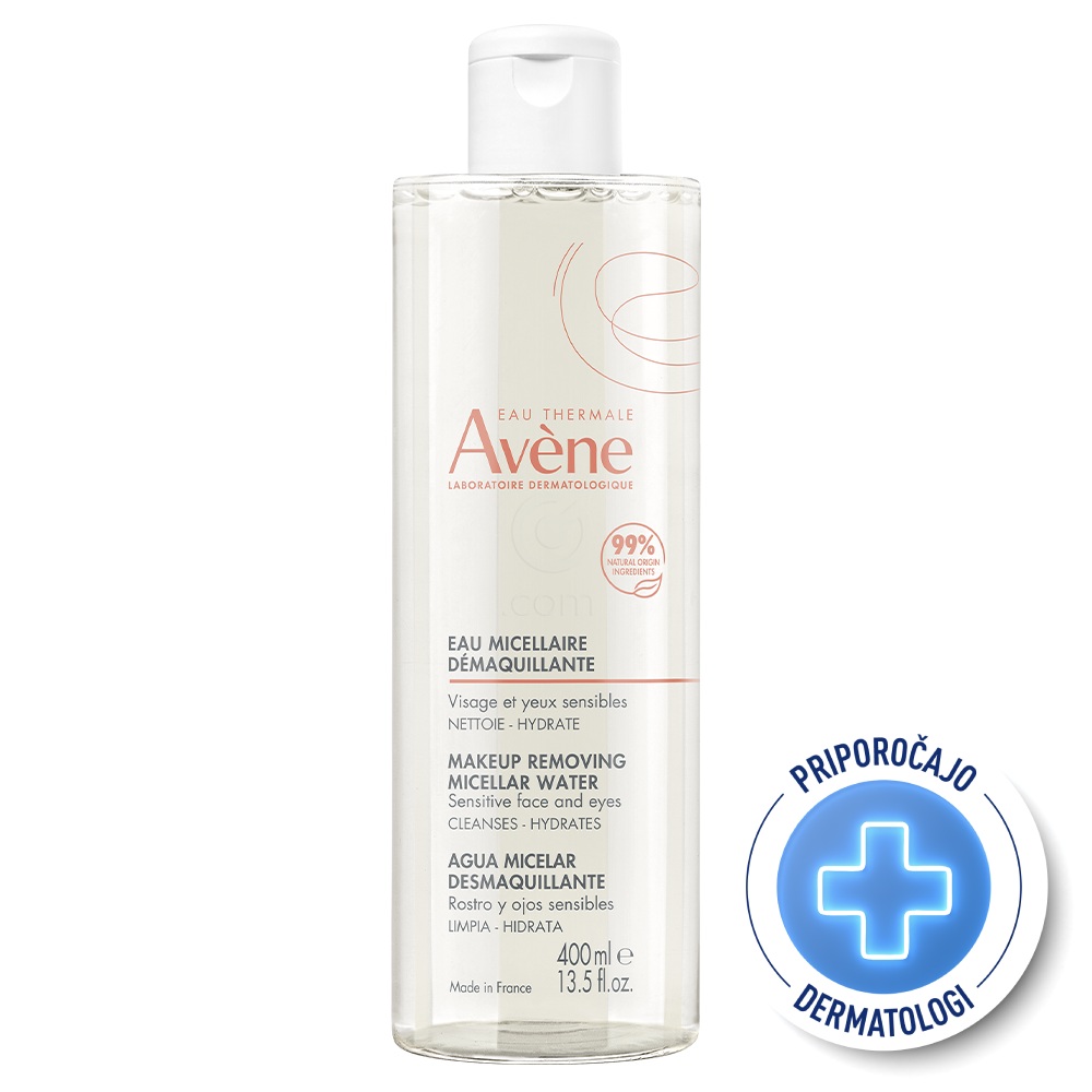 Avene, micelarna voda za odstranjevanje ličil (400 ml)