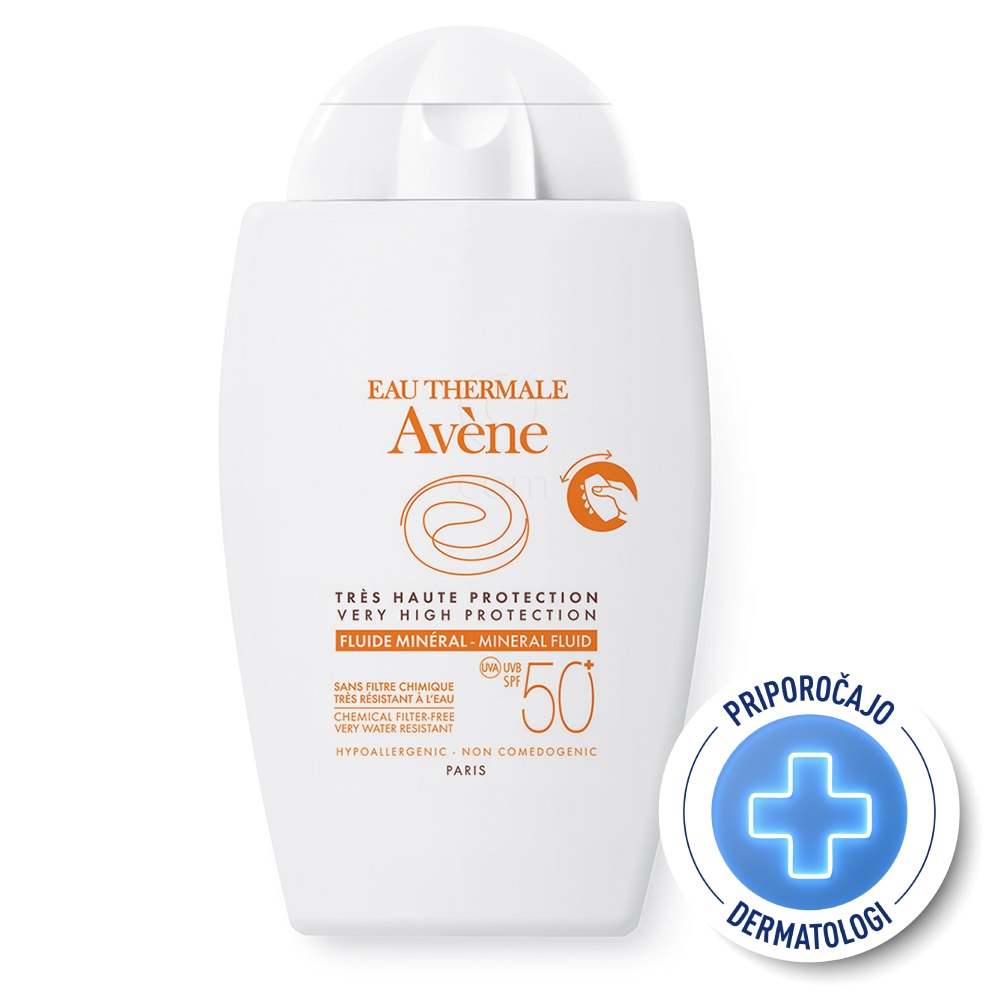 Avene Sun, mineralni fluid - ZF50+ (40 ml)