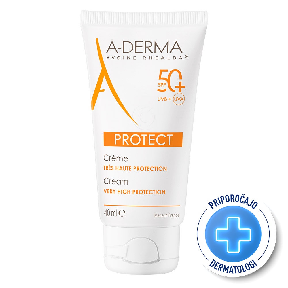 A-Derma Protect, krema za suho kožo - ZF50+ (40 ml)