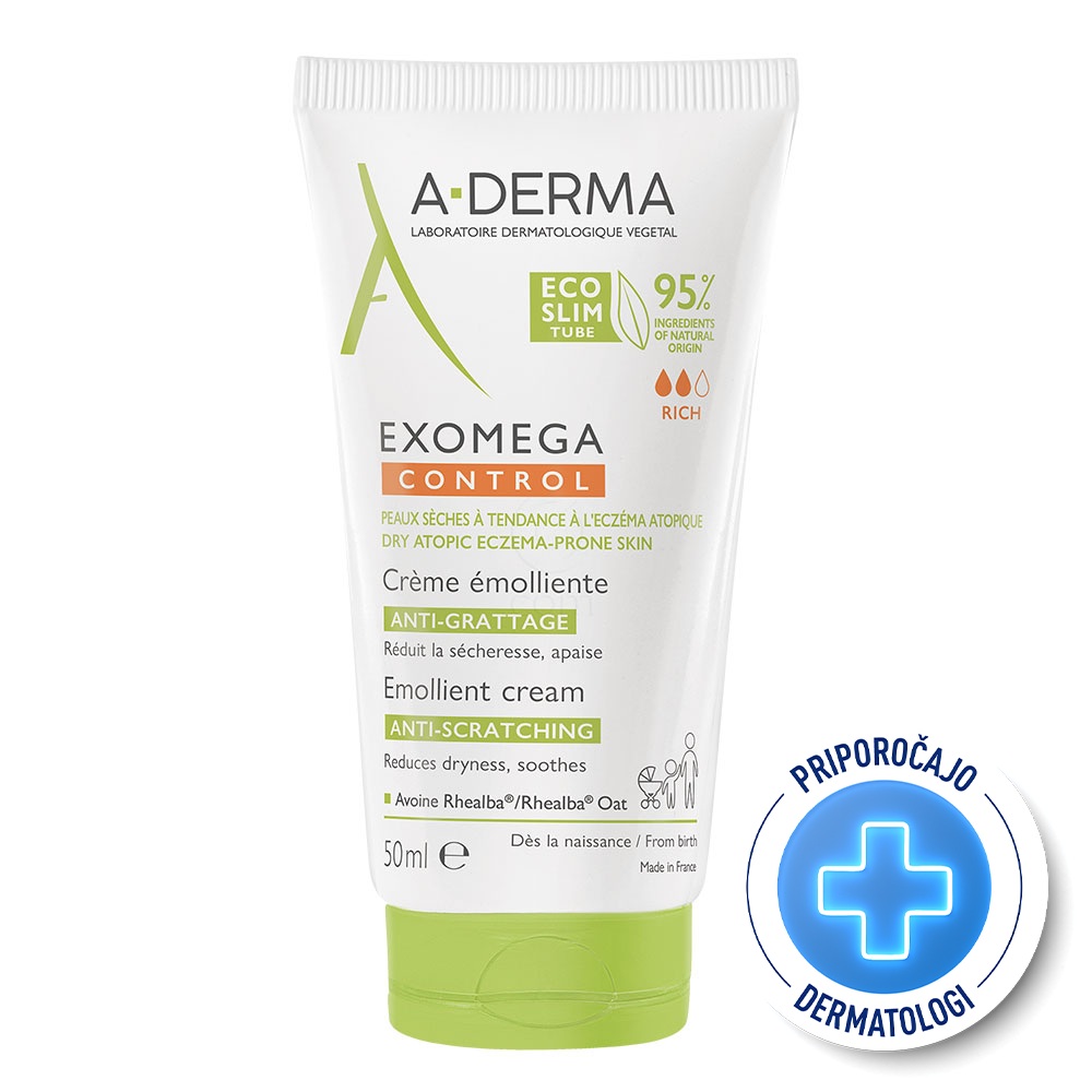 A-Derma Exomega Control, emolientna krema (50 ml)