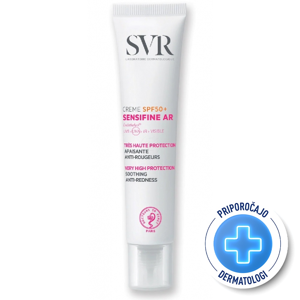 SVR Sensifine AR, krema za kožo nagnjeno k rdečici - ZF50+ (50 ml)