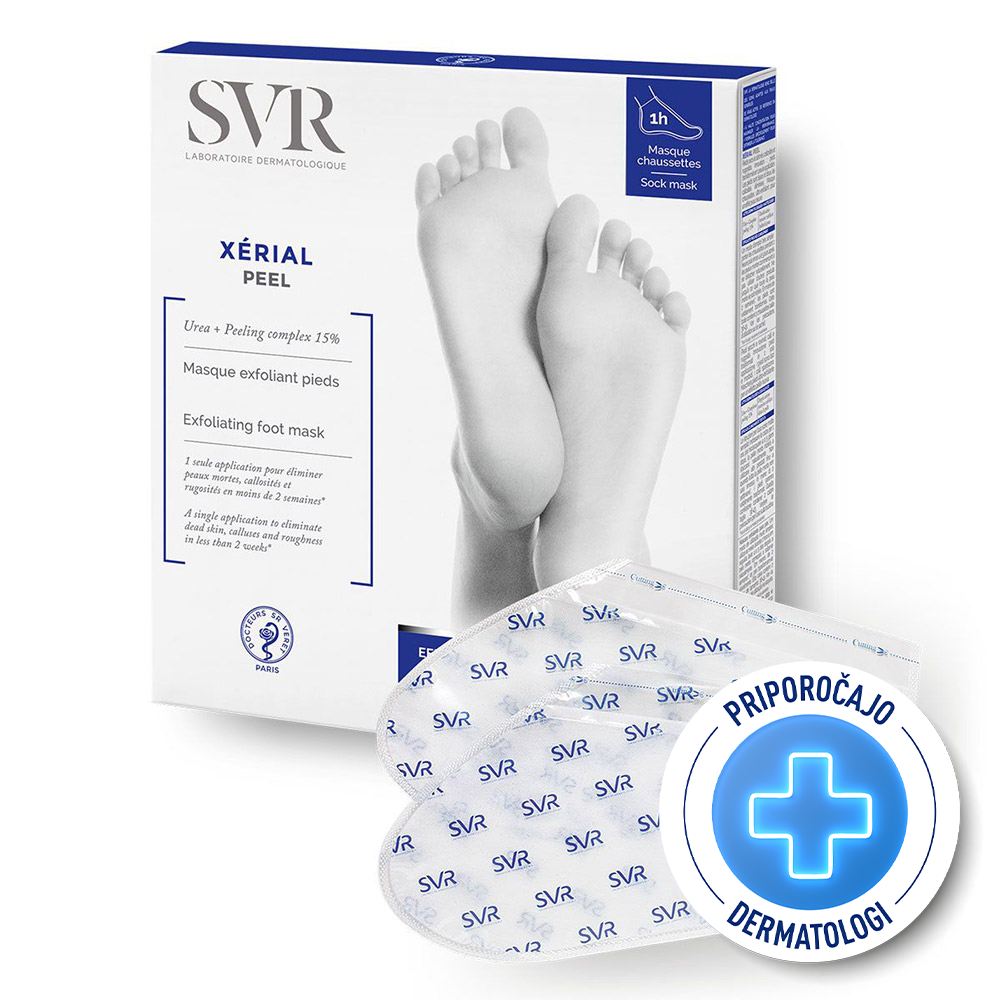 SVR Xerial Peel, maska za stopala (2 x 20 ml)