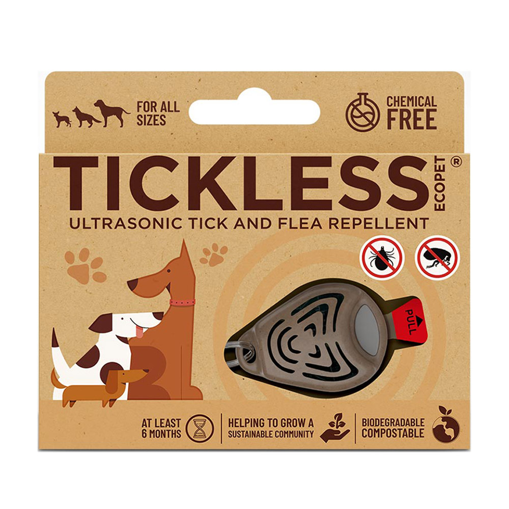 Tickless Pet, ultrazvočni odganjalec klopov in bolh za mačke in pse - ECO  (1 naprava)