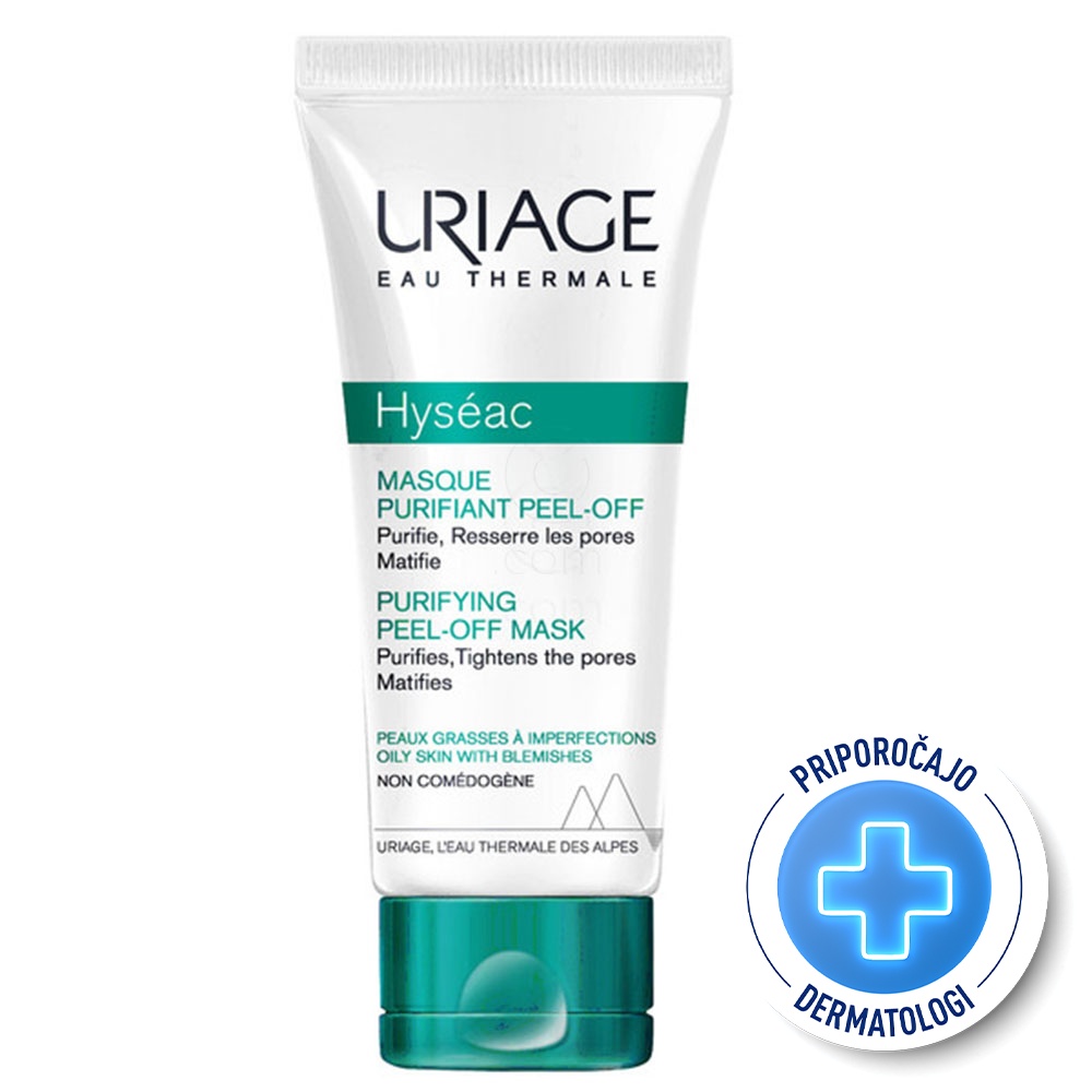 Uriage Hyseac, prečiščevalna peel-off maska (50 ml)