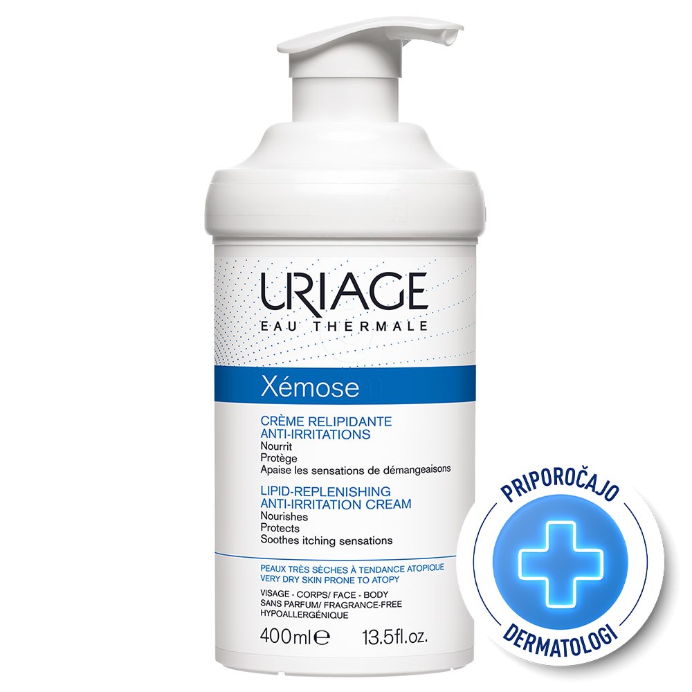 Uriage Xémose, emolientna krema (400 ml)