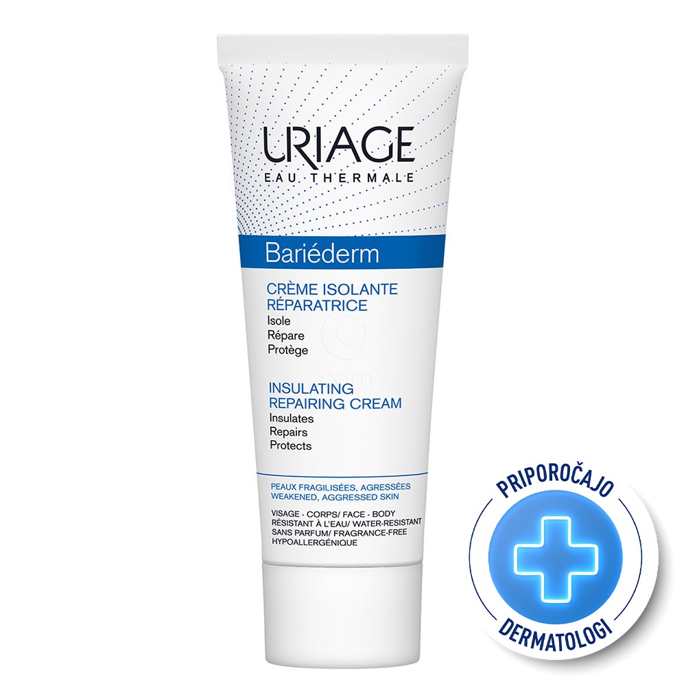Uriage Bariederm, zaščitna krema za obraz in telo (75 ml)
