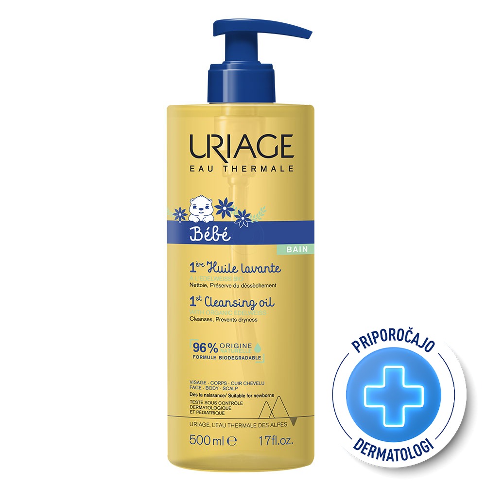 Uriage 1er Bébé, prvo olje za umivanje (500 ml)