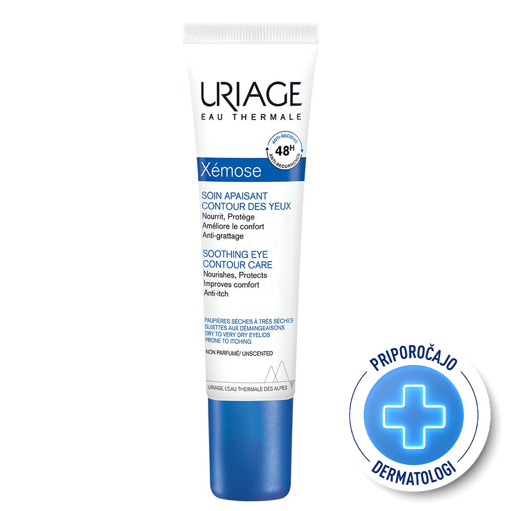 Uriage Xemose, krema za področje okoli oči (15 ml)