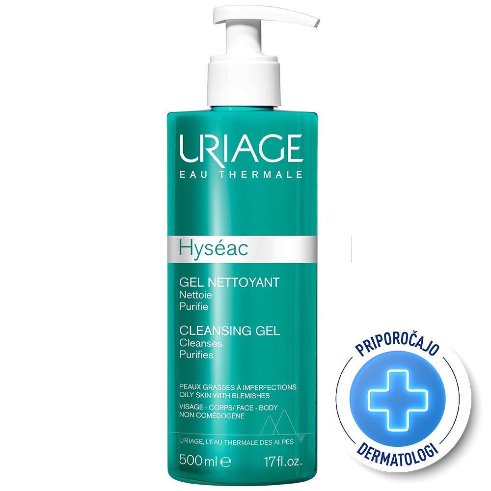 Uriage Hyseac, dermatološki gel za umivanje (500 ml)