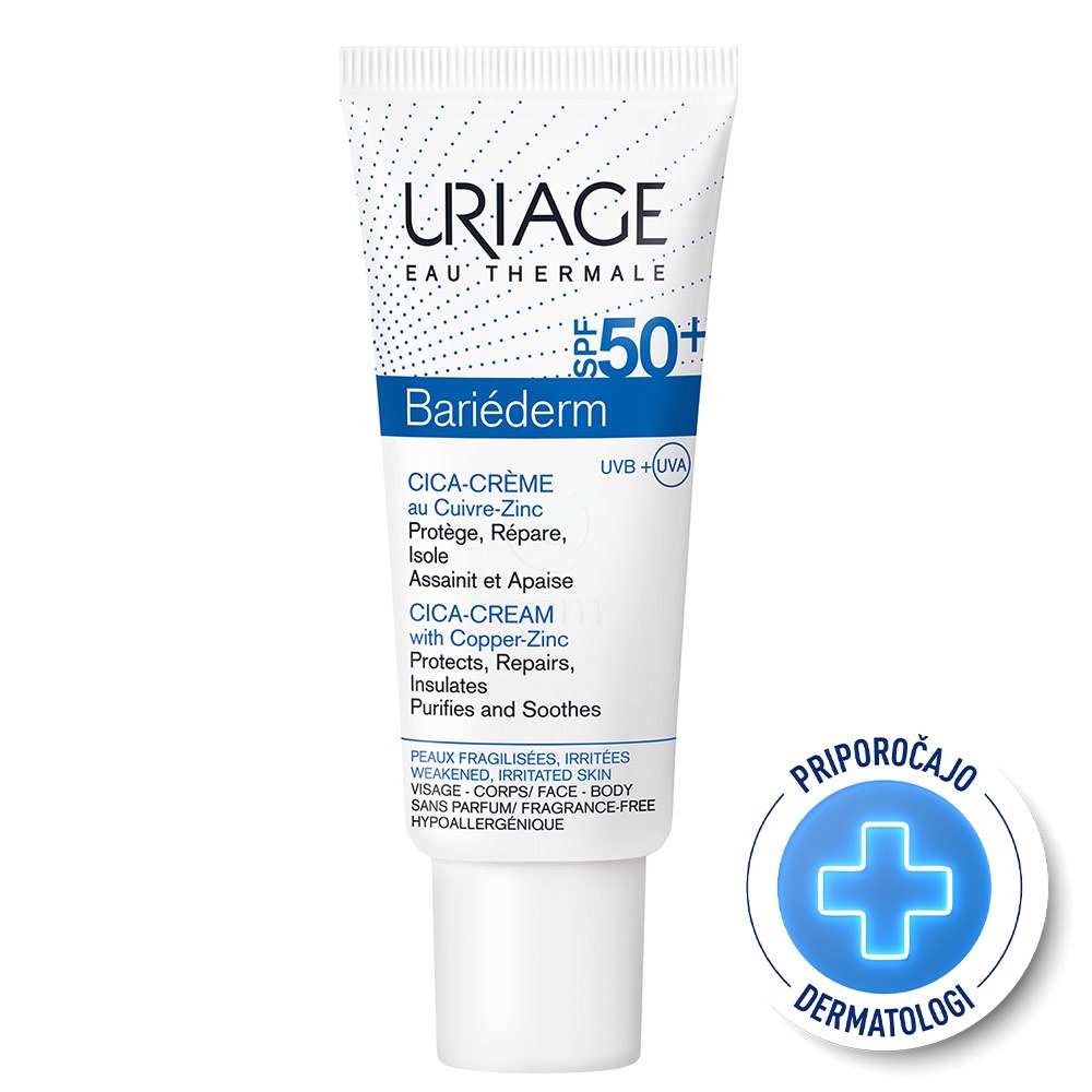  Uriage Bariederm Cica, krema - ZF 50+ (40 ml) 