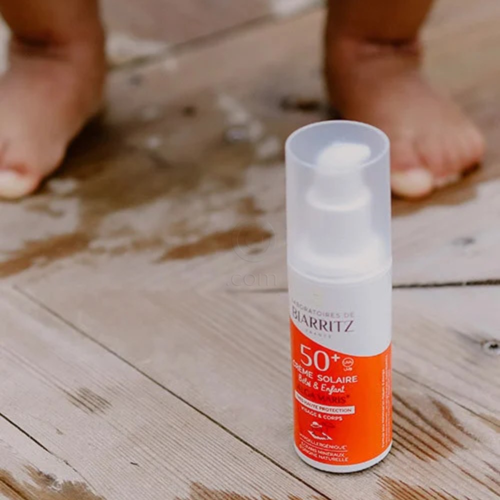 Biarritz BIO, otroška krema za zaščito pred soncem - ZF50+ (100 ml)