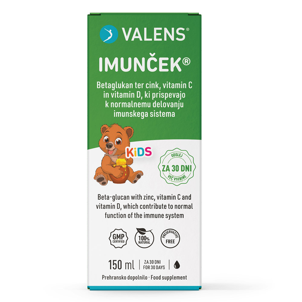 Imunček Valens, sirup za otroke (150 ml)