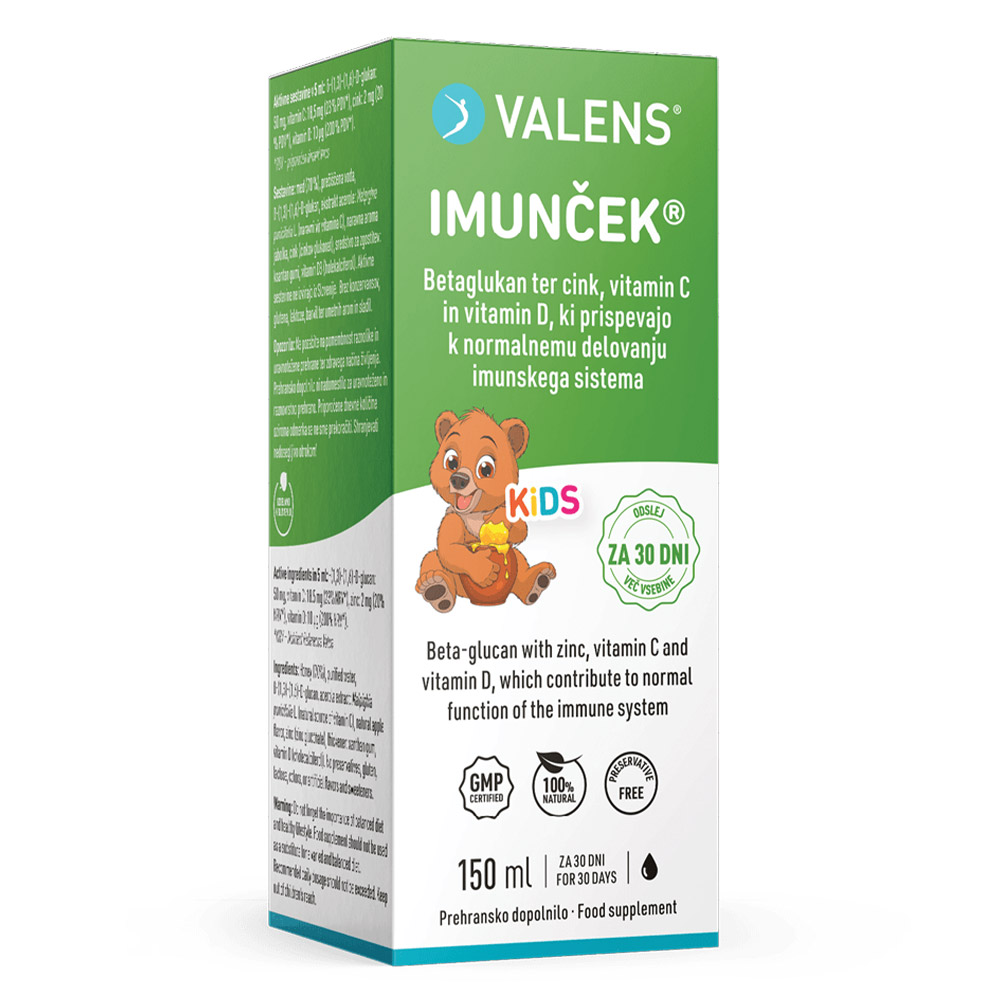 Imunček Valens, sirup za otroke (150 ml)