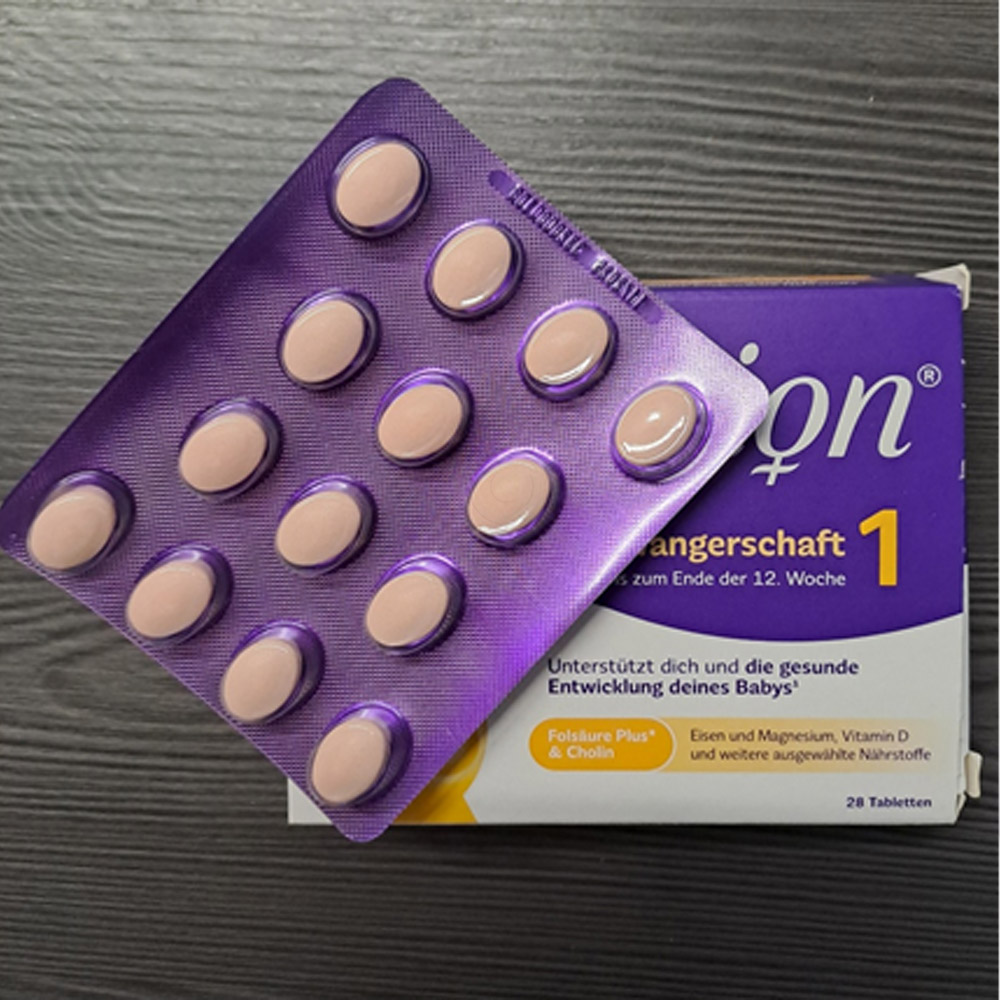 Femibion 1, tablete za podporo v nosečnosti do 12. tedna (28 tablet)
