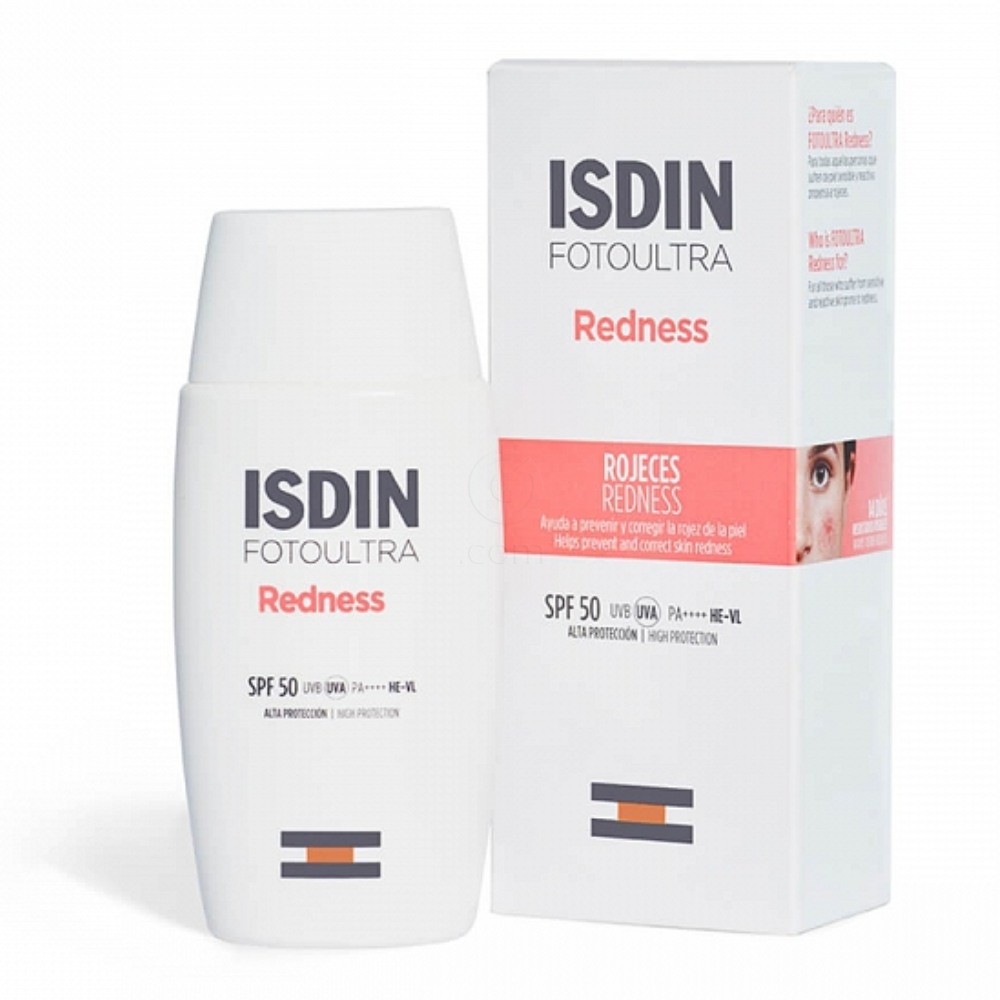 ISDIN Sun Fotoultra Redness, krema za kožo z rdečico - ZF50 (50 ml)