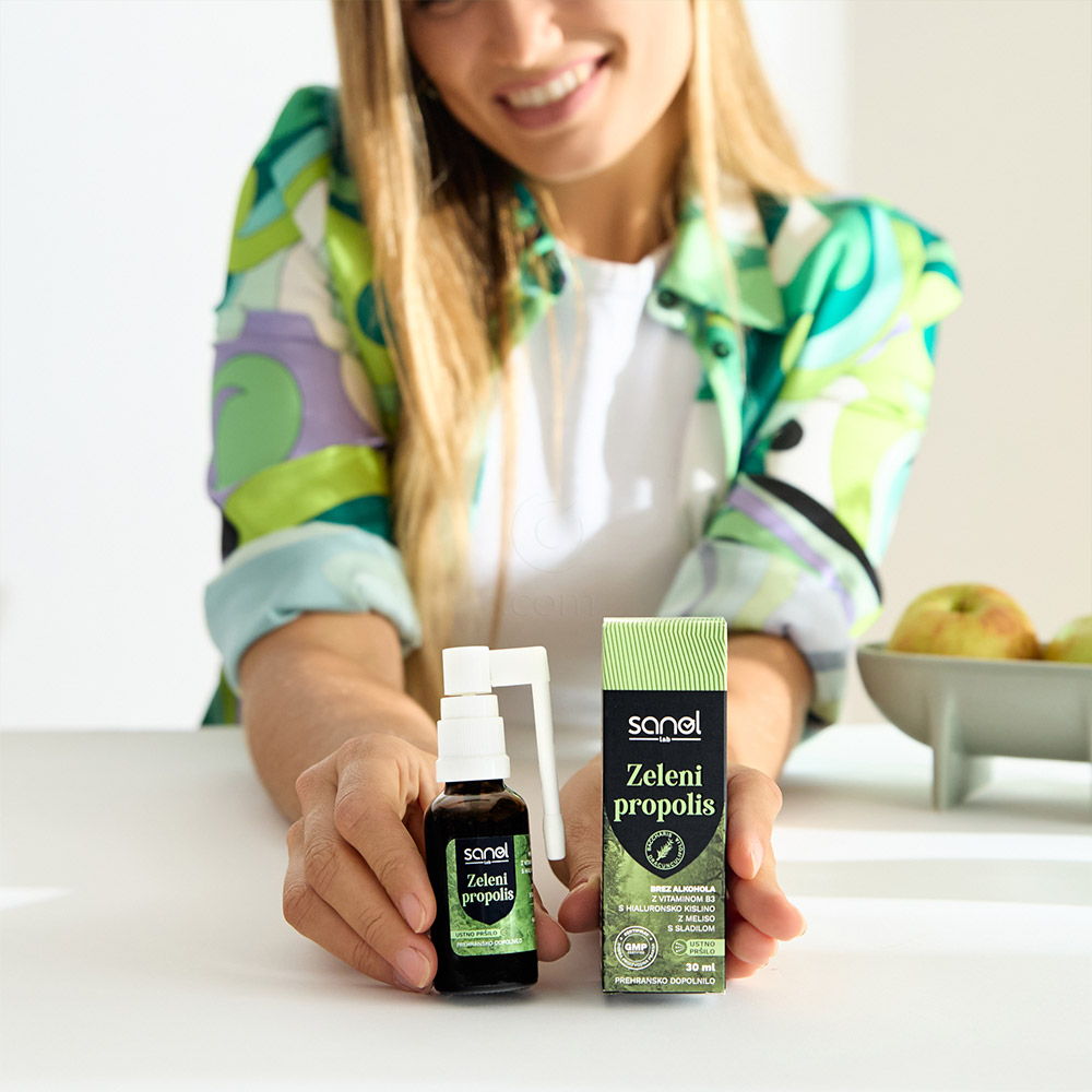 Sanol LAB Zeleni propolis, pršilo (30 ml)
