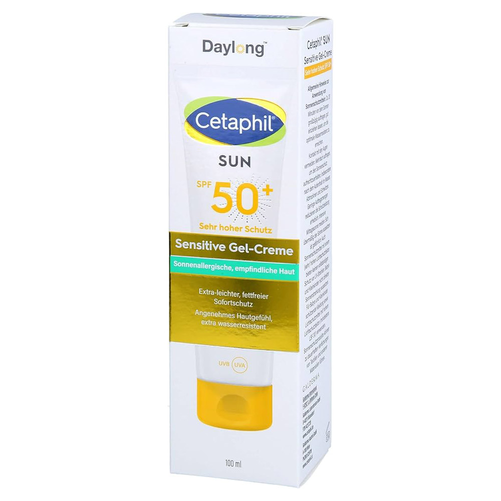 Daylong Cetaphil Sun Sensitive, lahka gel krema - ZF50+ (100 ml)