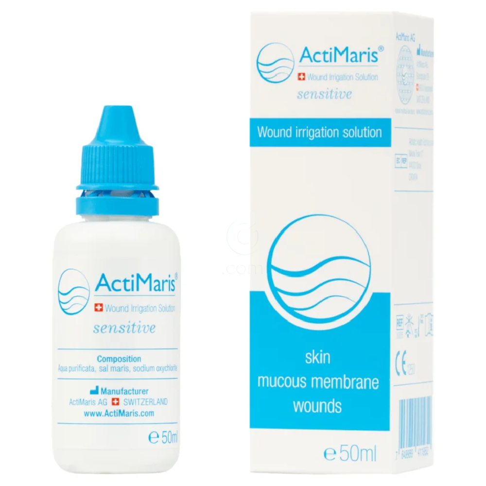 ActiMaris Sensitiv, raztopina za izpiranje ran (50 ml)
