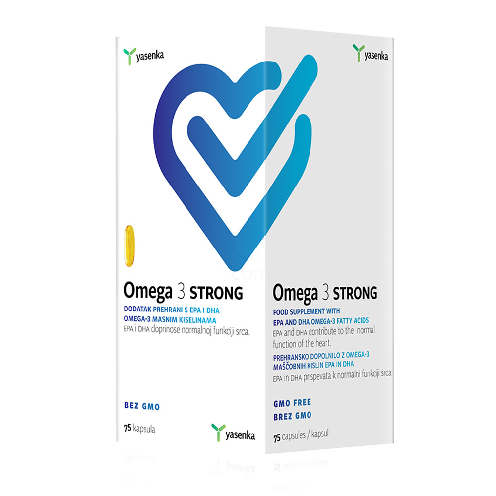Yasenka Omega 3 Strong 1.000 mg, kapsule (75 kapsul)