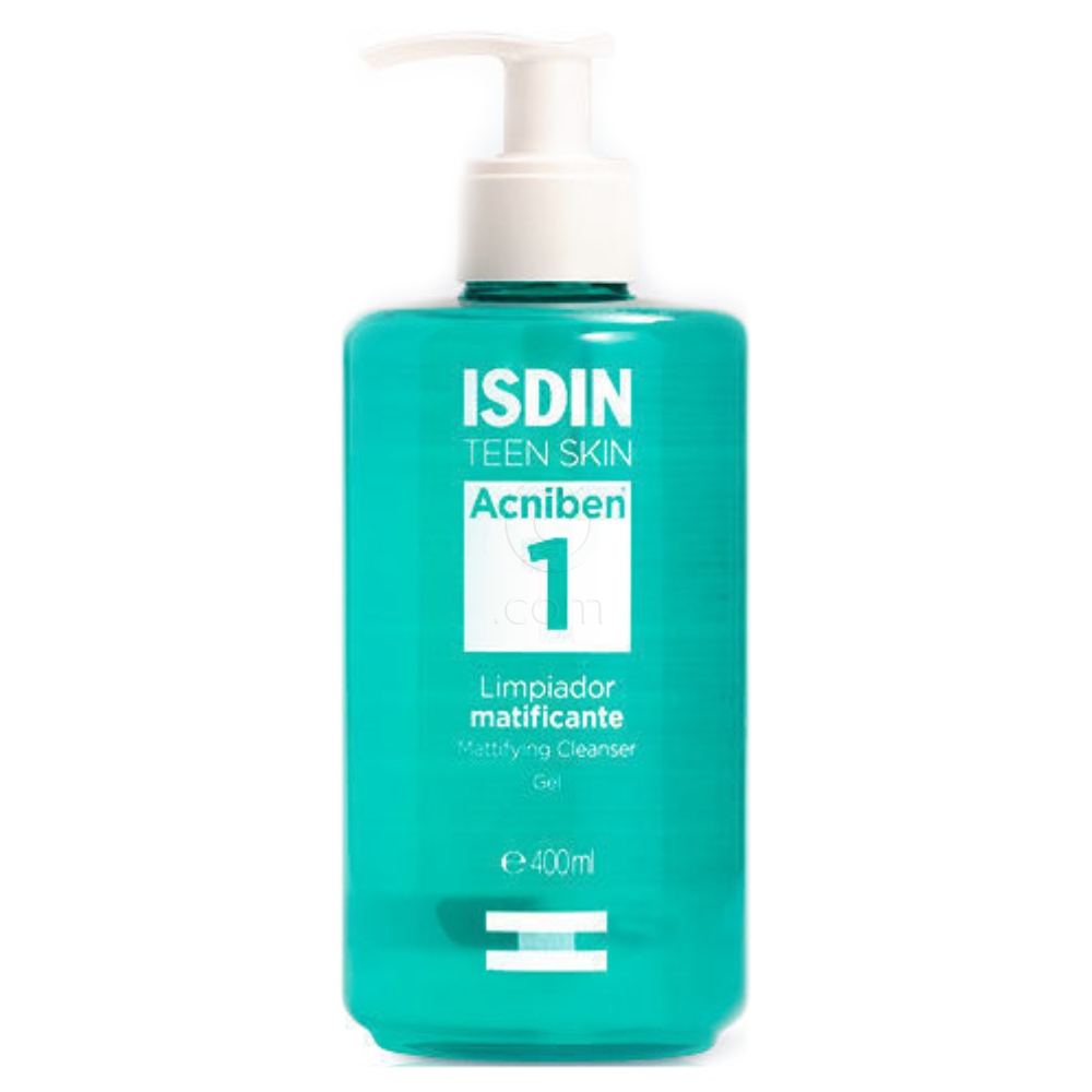ISDIN Acniben Mattifying Cleanser Gel, matirajoč čistilni gel (400 ml)