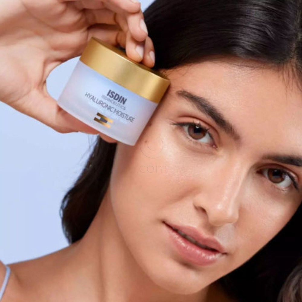 ISDIN Isdinceutics Prevent Hyaluronic Moisture Sensitive skin, hialuronska vlažilna krema za normalno do suho kožo (50 ml)