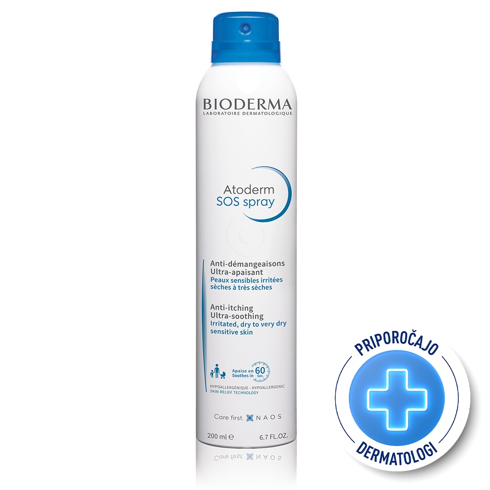 Bioderma Atoderm, SOS sprej - 200 ml