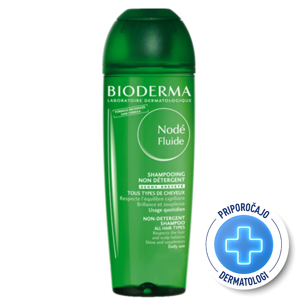 Bioderma Node Fluide, šampon za vse vrste las - 400 ml
