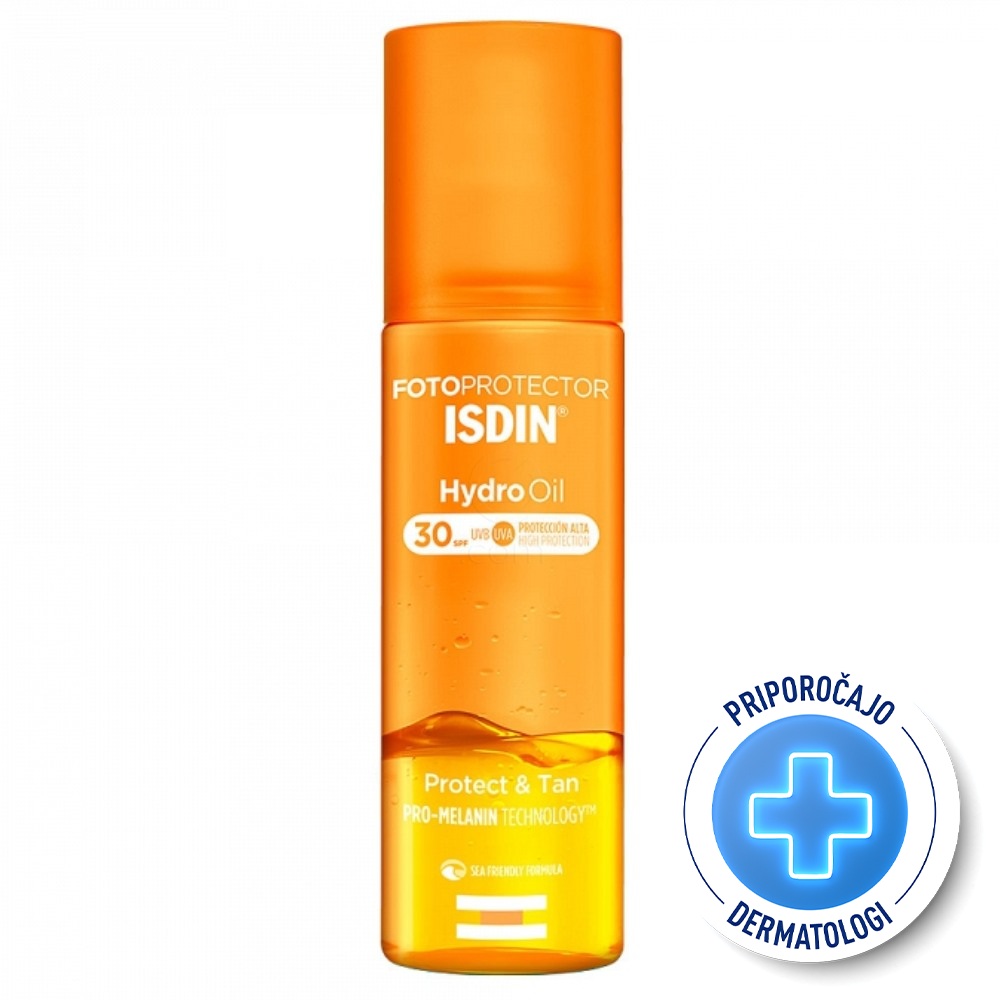 ISDIN Sun Fotoprotector, vlažilno olje za telo - ZF 30 (200 ml)