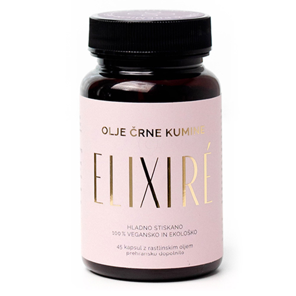 Elixire, olje črne kumine - kapsule (45 kapsul)