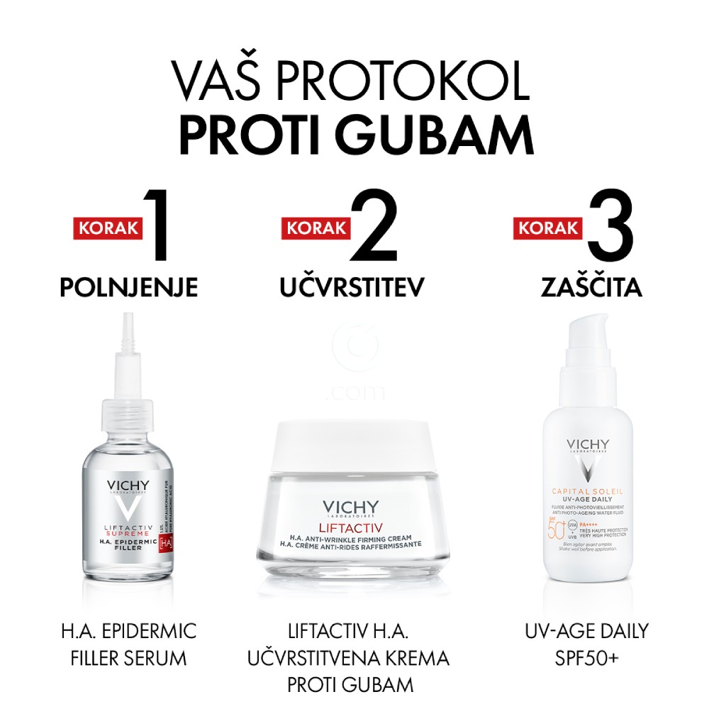 Vichy Liftactiv Supreme, dnevna krema za obraz za suho kožo proti znakom staranja (50 ml)