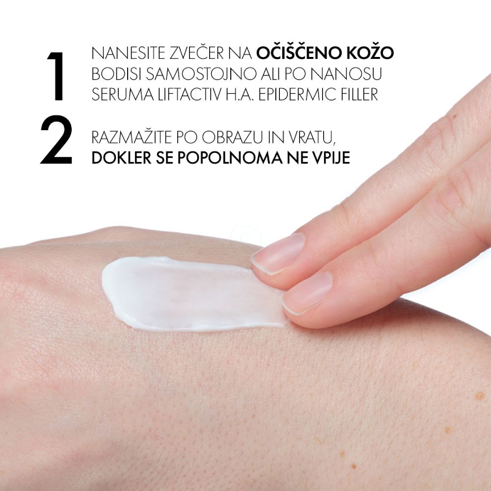 Vichy Liftactiv H.A., nočna nega za korekcijo gub in čvrsto kožo (50 ml)