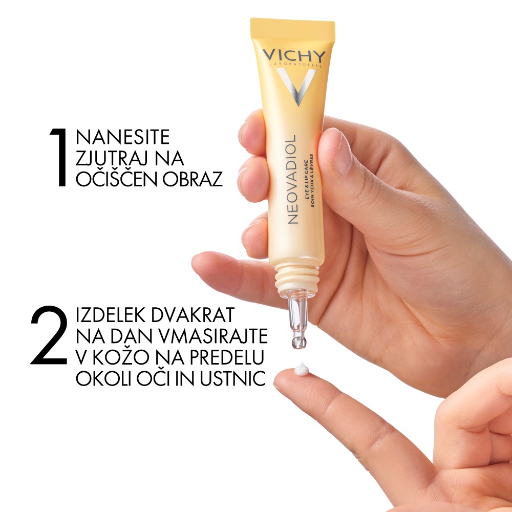 Vichy Neovadiol, multikorektivna krema za področje okoli oči in ustnic (15 ml)