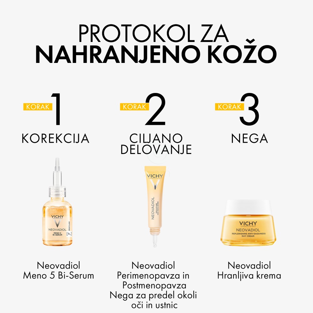 Vichy Neovadiol, multikorektivna krema za področje okoli oči in ustnic (15 ml)