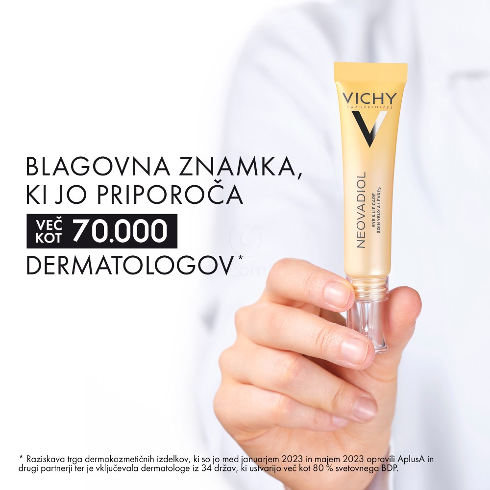 Vichy Neovadiol, multikorektivna krema za področje okoli oči in ustnic (15 ml)