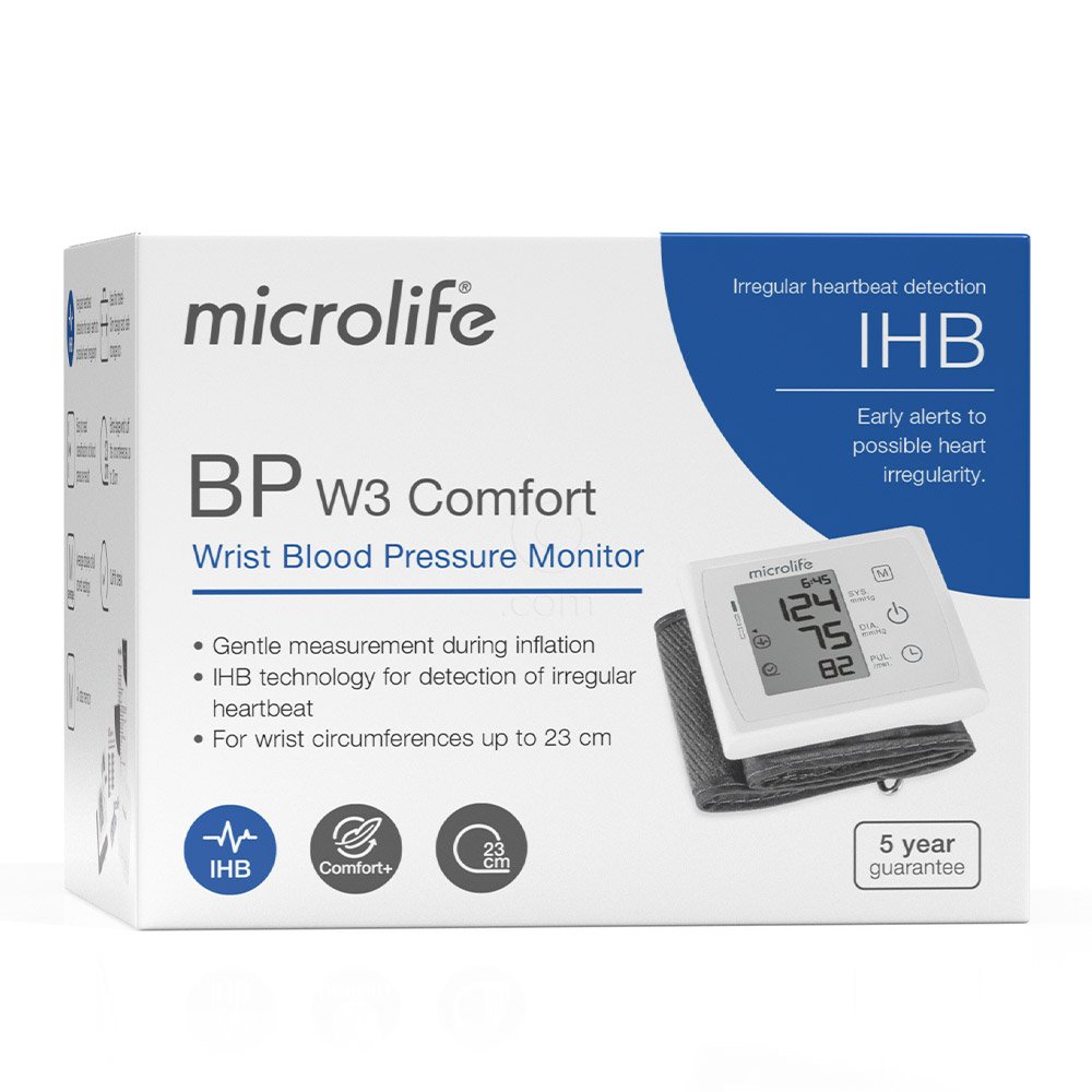 Microlife BP W3 Comfort, zapestni merilnik krvnega tlaka (1 merilnik)
