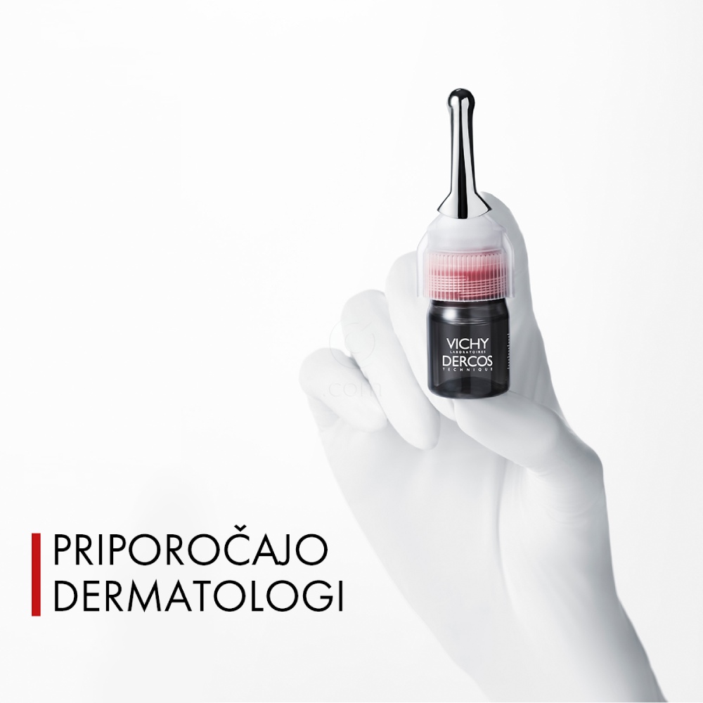 Vichy Dercos Aminexil Clinical 5, ampule proti izpadanju las za moške (21 x 6 ml)