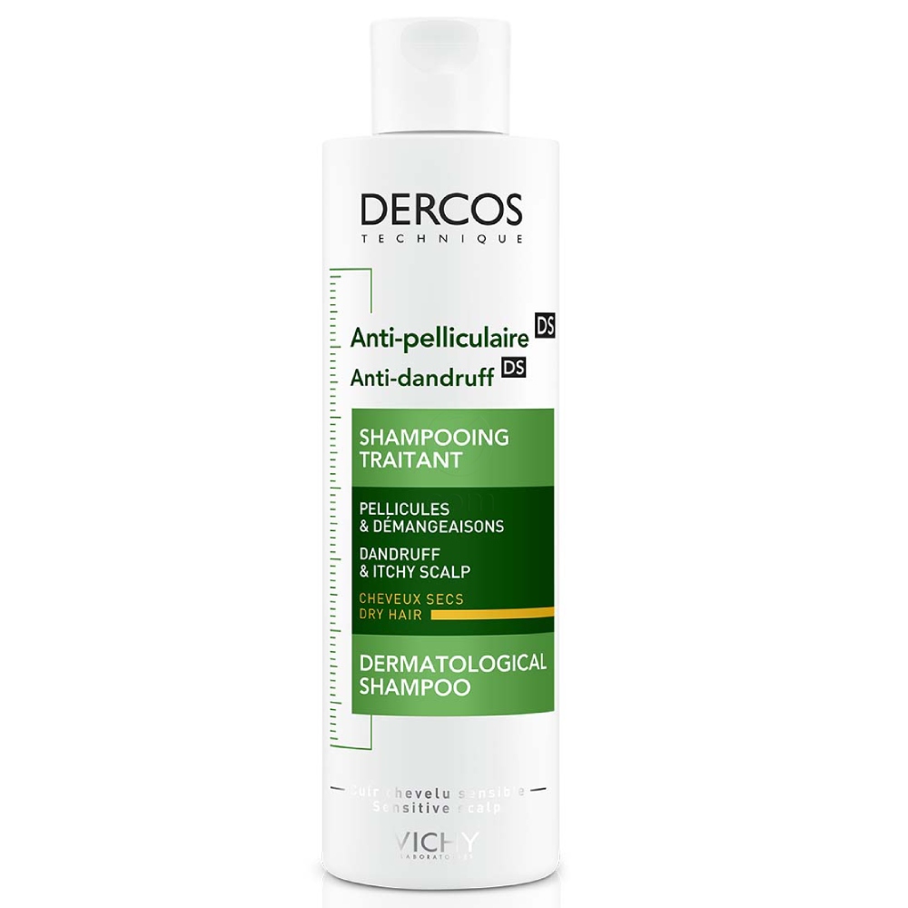 Vichy Dercos, šampon proti prhljaju za suhe lase (200 ml)