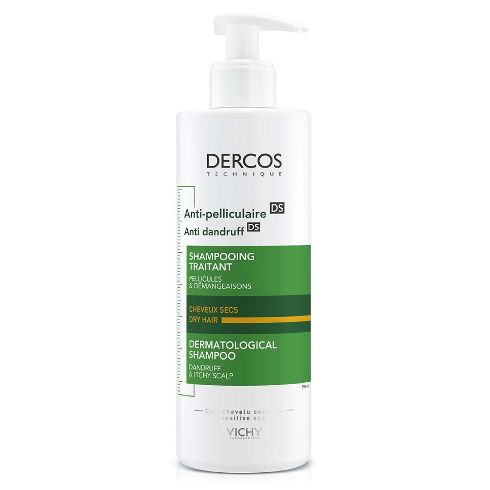 Vichy Dercos, šampon proti prhljaju za suhe lase (390 ml)