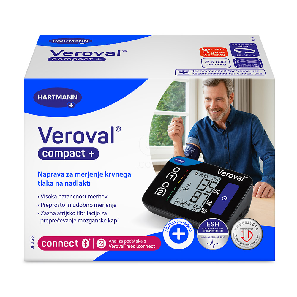 Veroval Compact+ BPU 26, nadlahtni merilnik krvnega tlaka (1 merilnik)