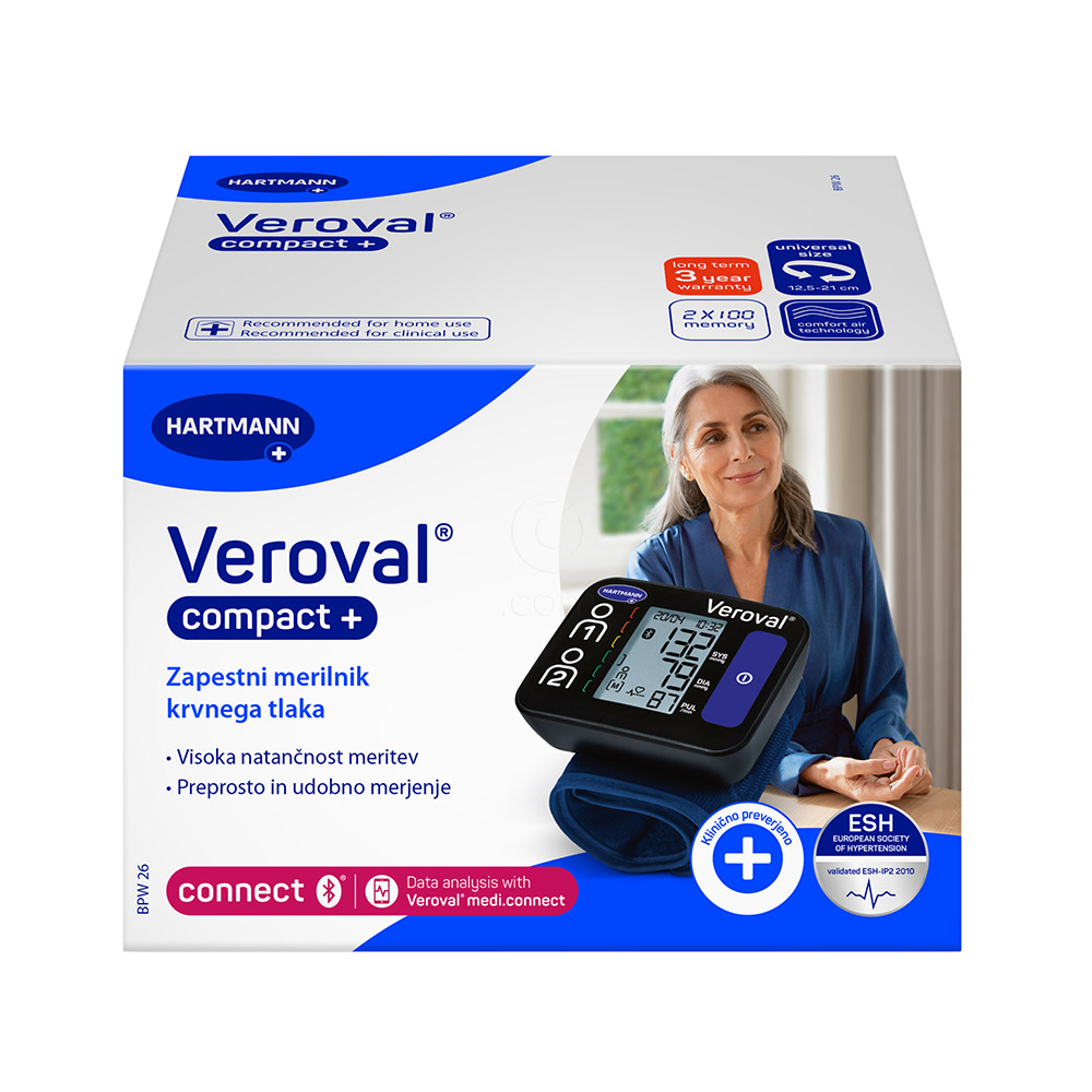 Veroval Compact+ BPW 26, zapestni merilnik krvnega tlaka (1 merilnik)